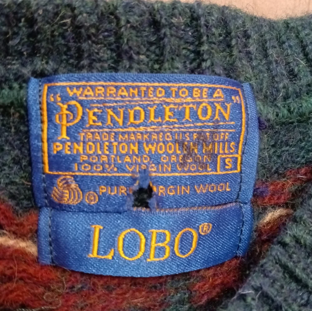 Pendleton LOBO Wool Crewneck Sweater *FLAW*